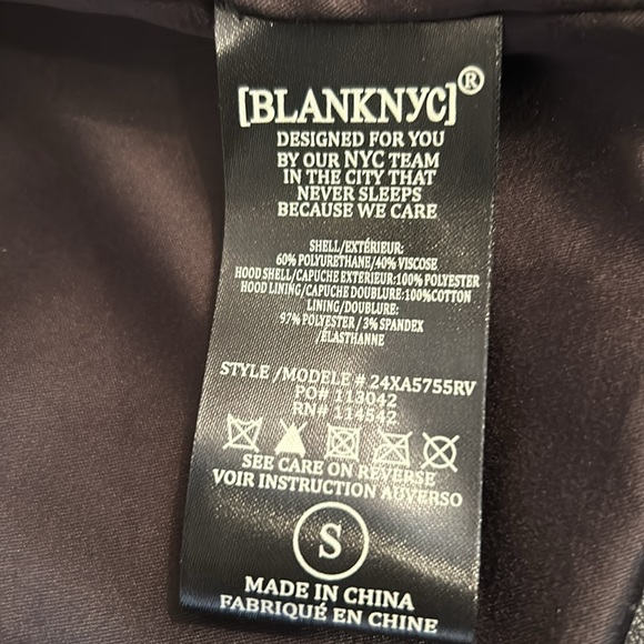 Blank NYC Vegan Leather Biker Jacket - Picture 5 of 6